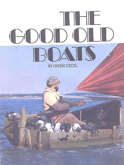 The Good Old Boats